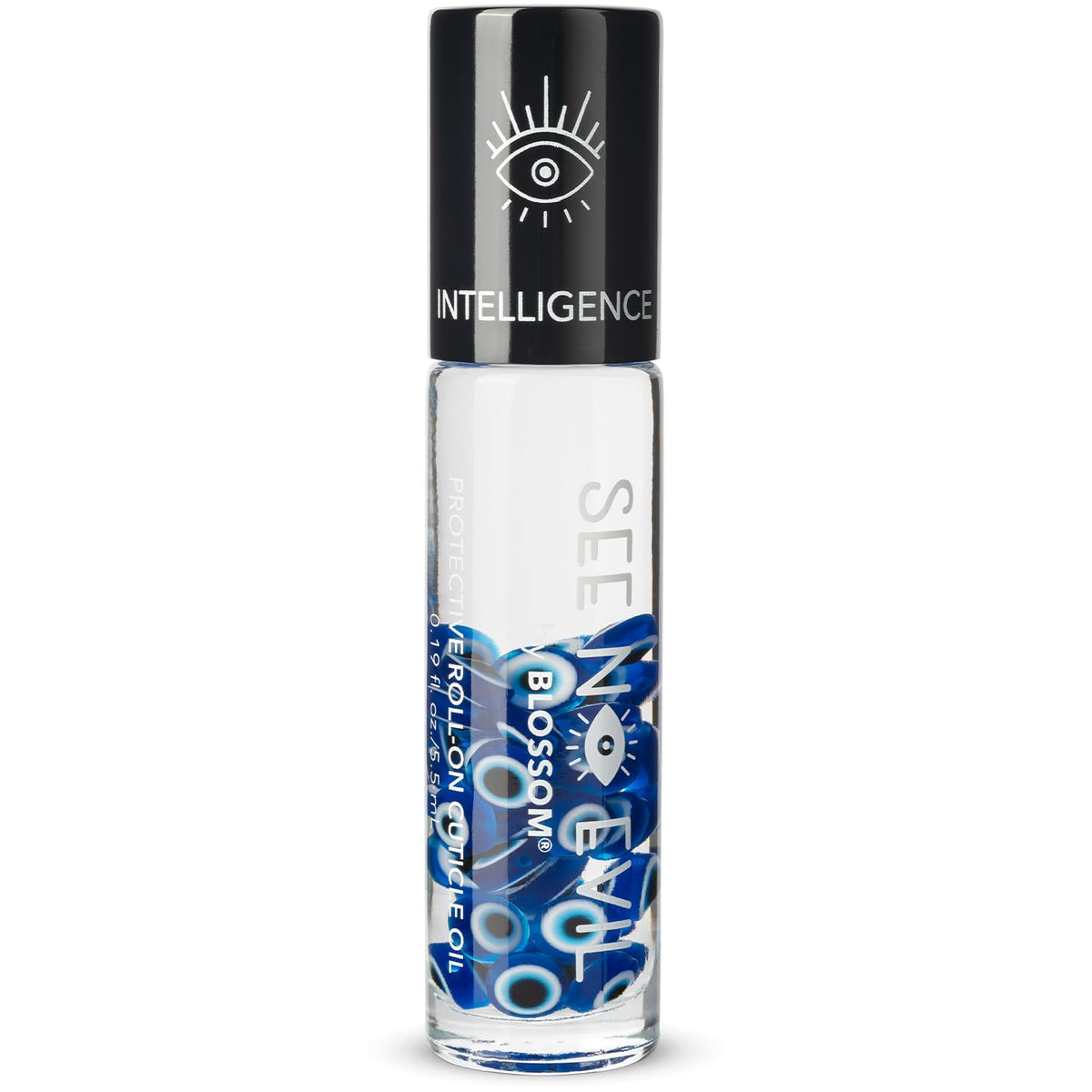 Blossom intelligence jasmine front bottle showing compact travel design and scent