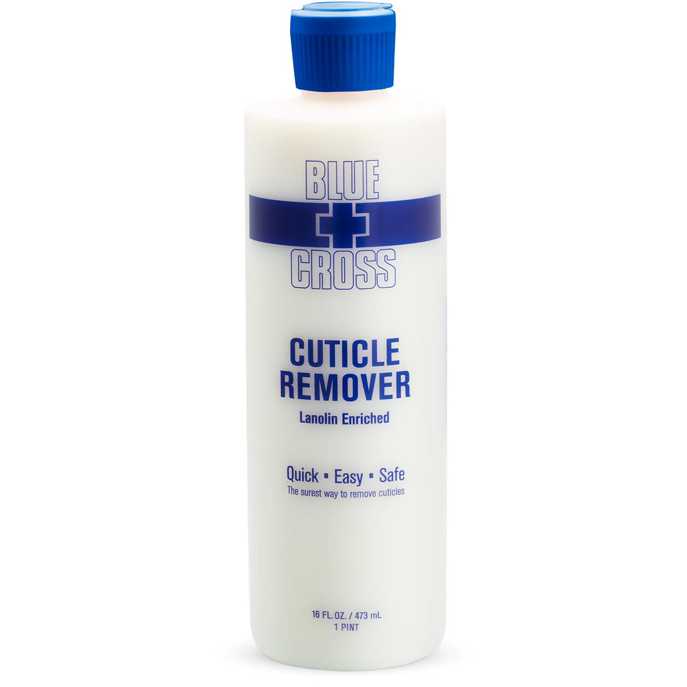 Blue Cross front packaging showing clean professional 16oz bottle and brand