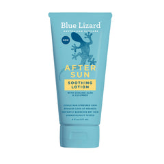 Blue Lizard front packaging showing cooling after-sun lotion benefits