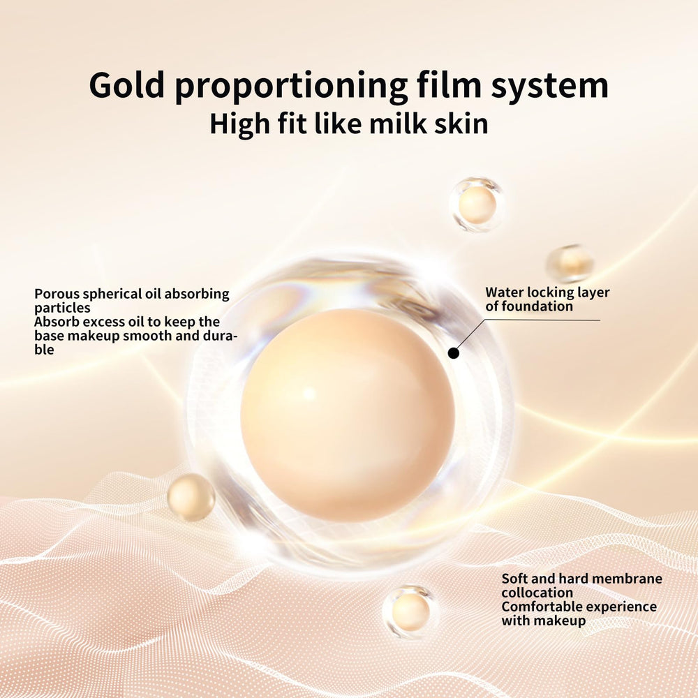 BLUE LOVE sponge puff applying foundation for precise, blendable coverage benefit