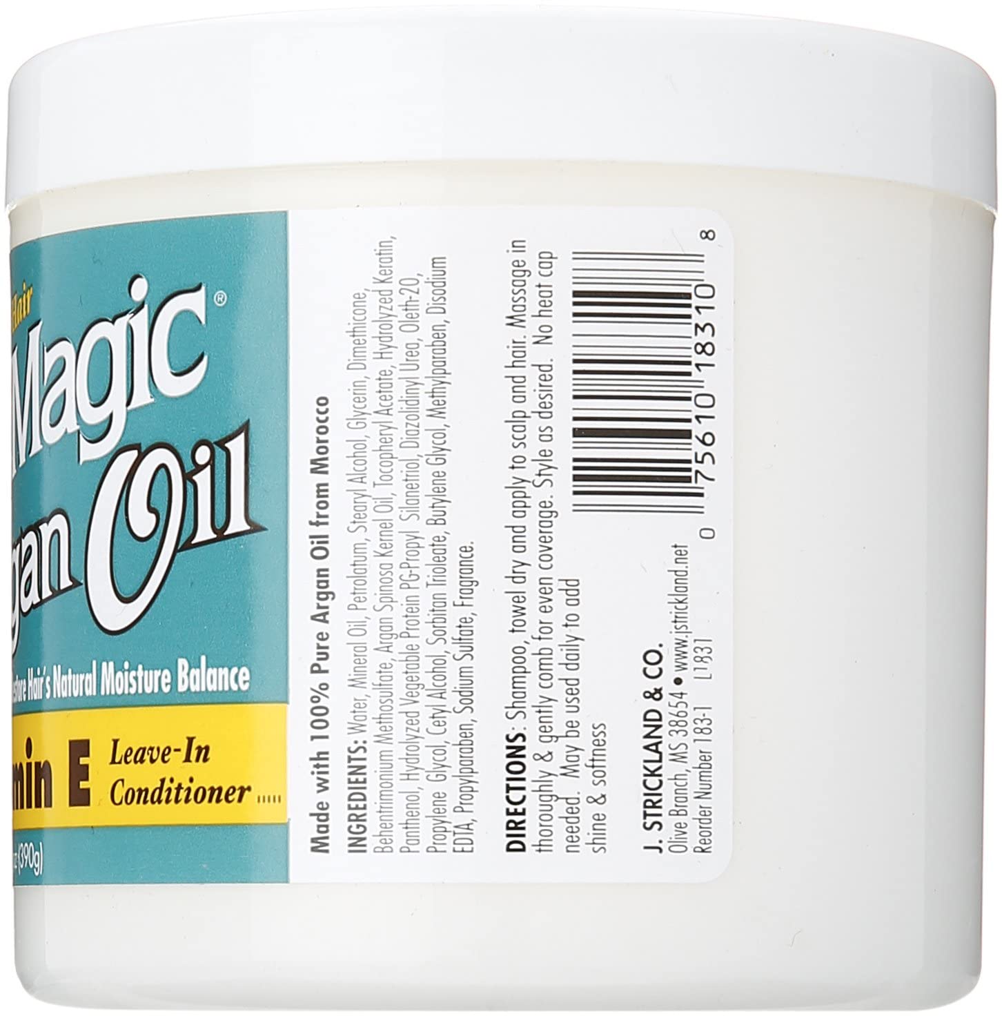 Blue Magic argan oil texture close-up highlighting smooth application