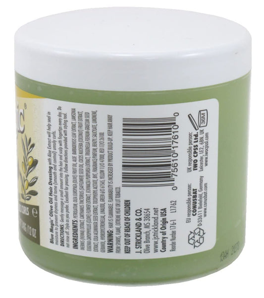 Blue Magic creamy dressing texture close-up highlighting smooth consistency for effortless application