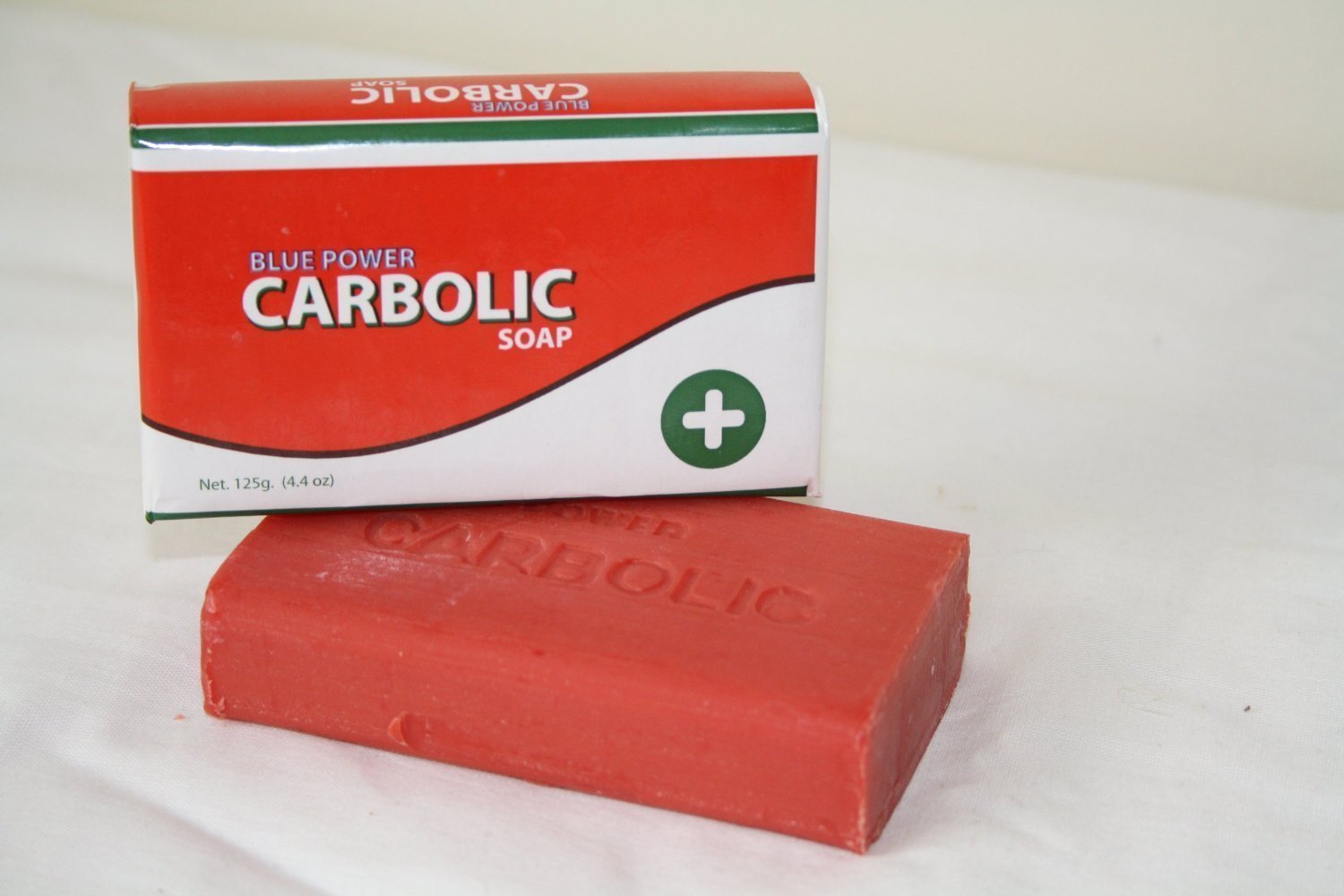 BluePower carbolic soap lather close-up demonstrating rich suds and effective cleaning