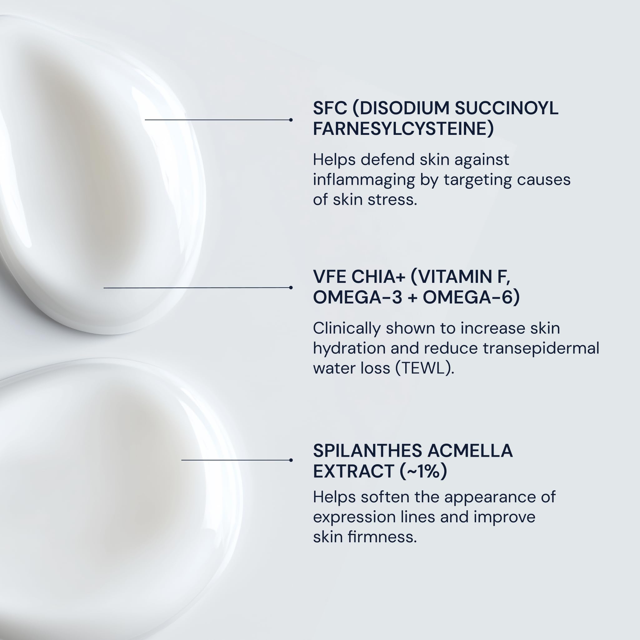 Dispensing moisturizer from pump showing Blueprint Bryan Johnson product easy application benefit