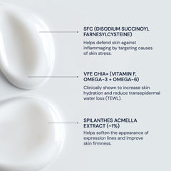 Dispensing moisturizer from pump showing Blueprint Bryan Johnson product easy application benefit