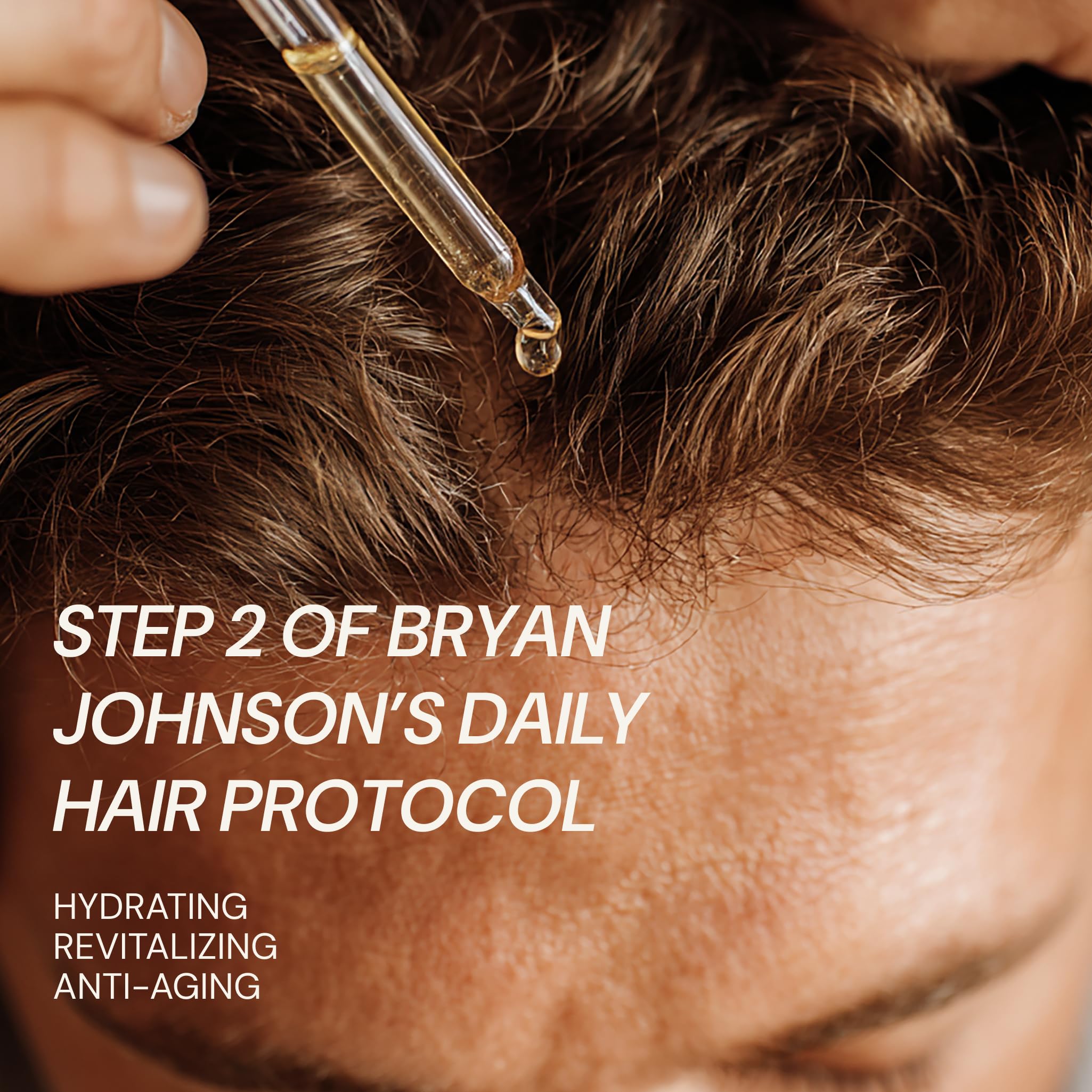 Blueprint Bryan Johnson lightweight serum texture close-up showing fast-absorbing formula