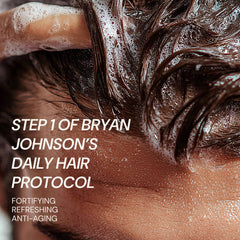 Blueprint Bryan Johnson foam texture close-up demonstrating rich lather and gentle cleansing