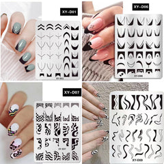 BlueZOO close-up of etched plate patterns showing crisp lines for precise nail art