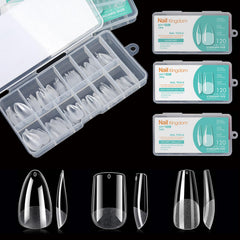 BlueZOO front packaging kit showing three style boxes and 360 nails benefit fast selection
