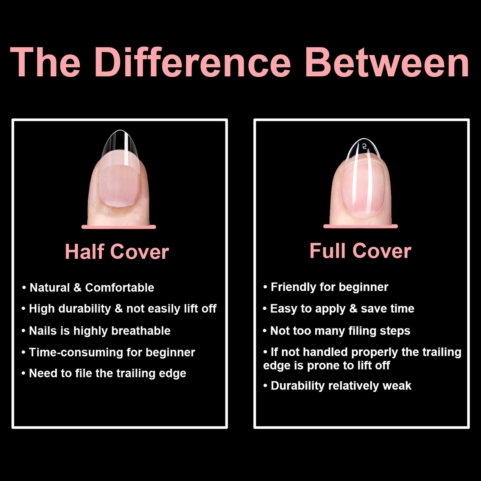 BlueZOO nails worn while typing showing durability and everyday practicality