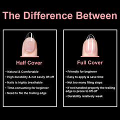 BlueZOO nails worn while typing showing durability and everyday practicality