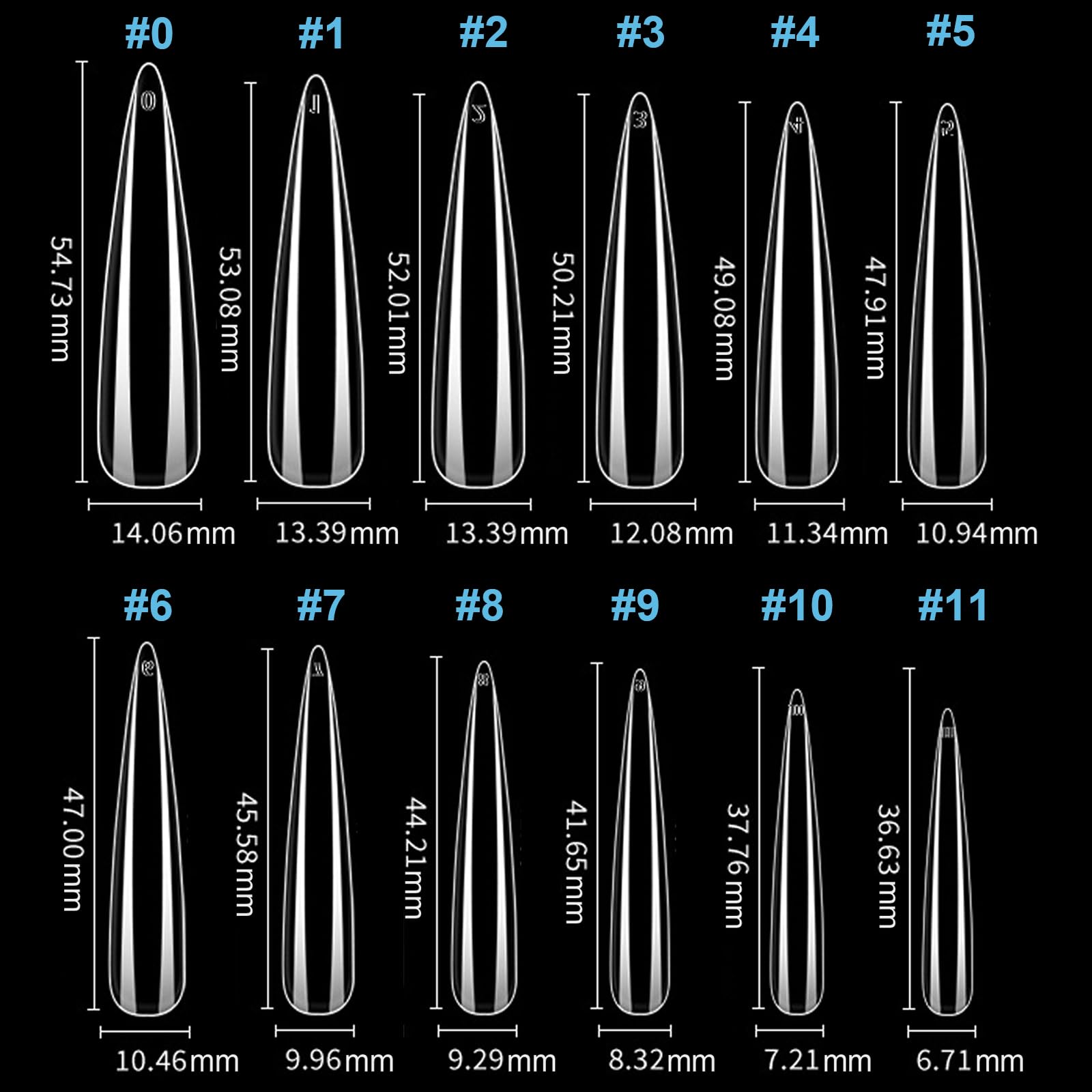 BlueZOO scale comparison on hand illustrating extra-long length
