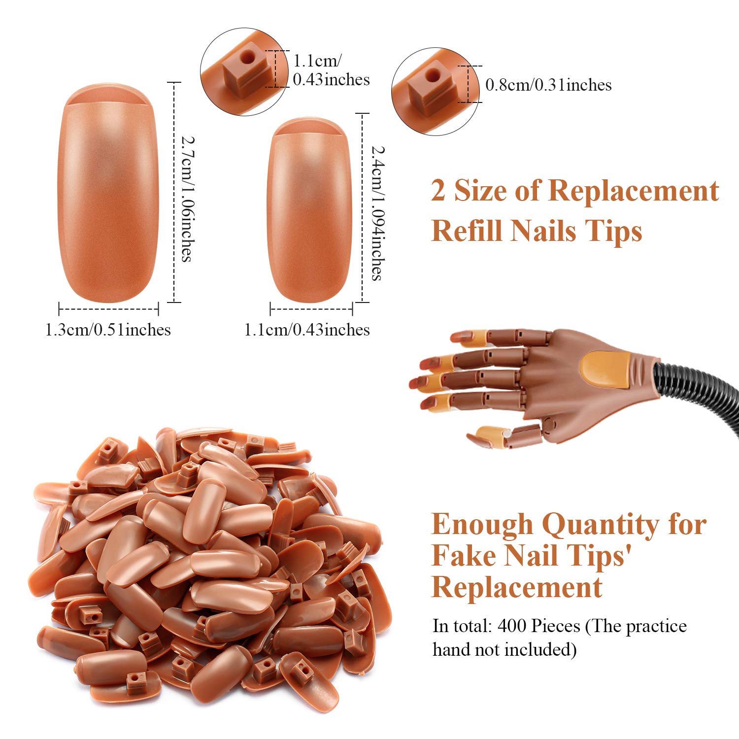 Blulu close-up of smooth ABS tip surface for flawless polish