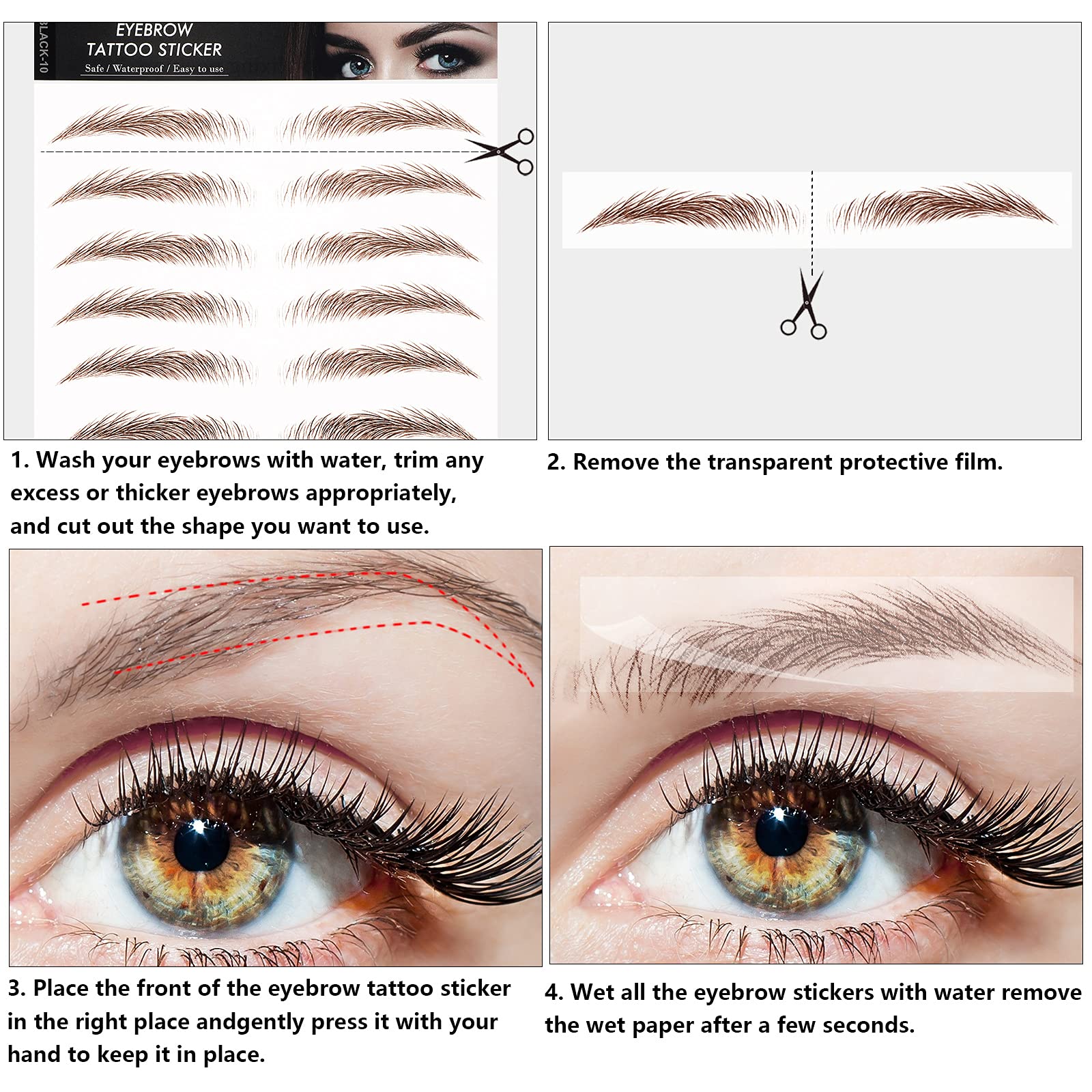 Blulu closeup 4D hair detail showing lifelike strokes for natural look