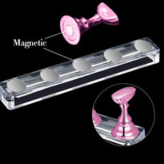 Blulu closeup magnet detail revealing secure magnetic attachment for steady painting