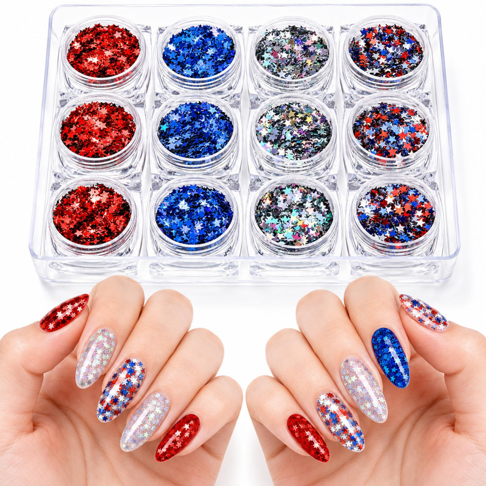Blulu front packaging showing 12 boxes and patriotic star colors for easy selection