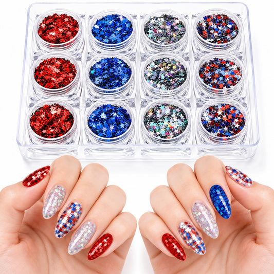 Blulu front packaging showing 12 boxes and patriotic star colors for easy selection