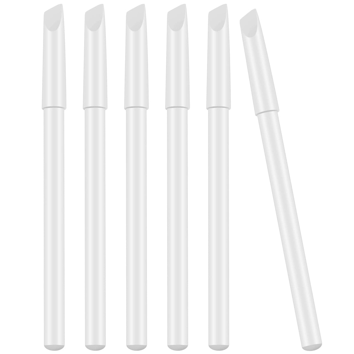 Blulu front packaging showing six white nail pencils and included tools for easy French manicures