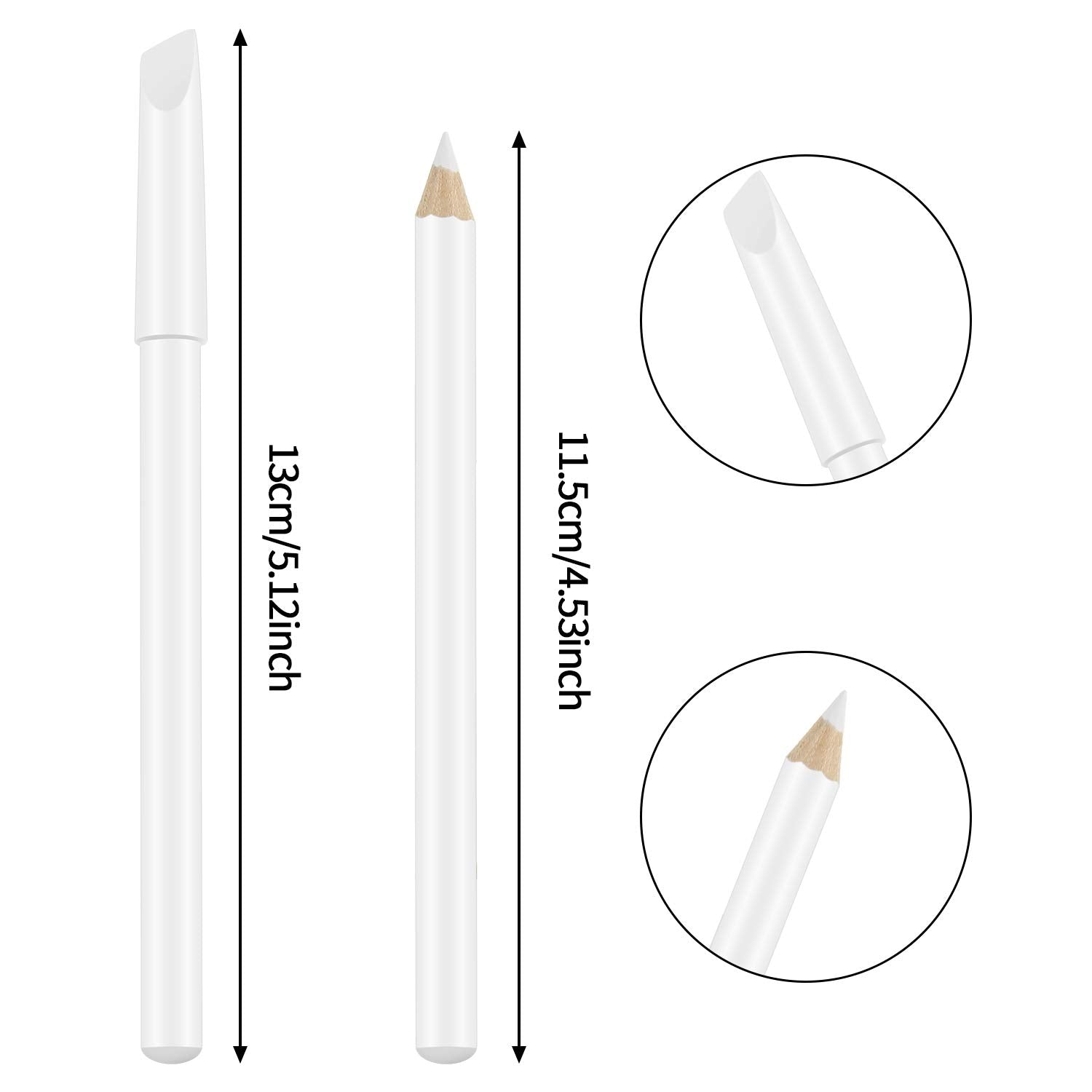 Blulu pencil tip closeup revealing creamy core texture for smooth white lines