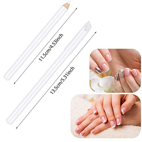 Blulu pointed cap detail doubles as cuticle pusher for tidy nails