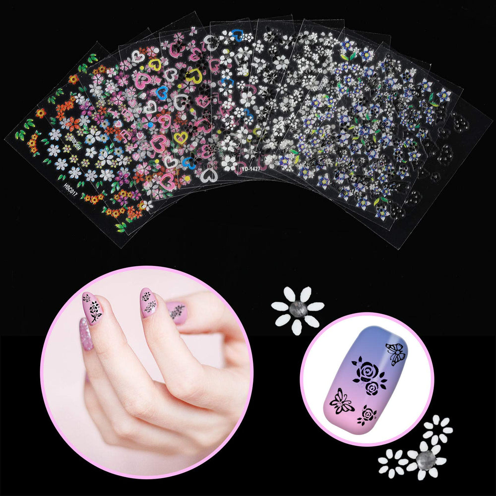 Blulu close-up of a single sheet showing multicolor flower patterns and precise details for creativity