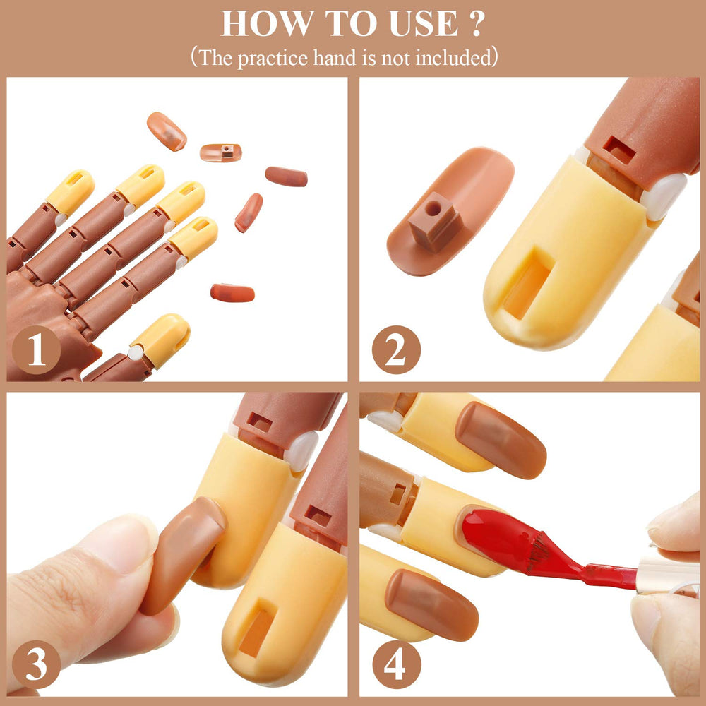 Blulu size comparison showing thumb and finger tips for correct fit