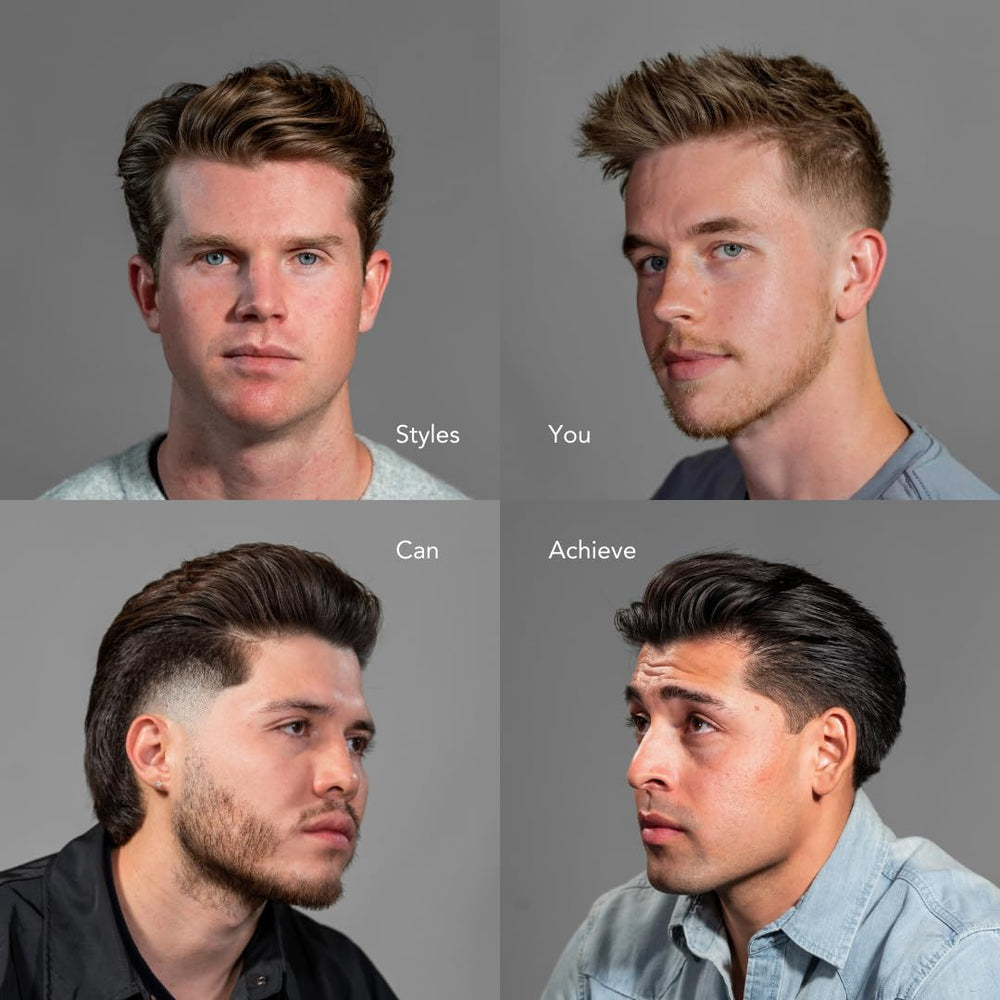 BluMaan on styled hair close-up displaying texture and matte definition