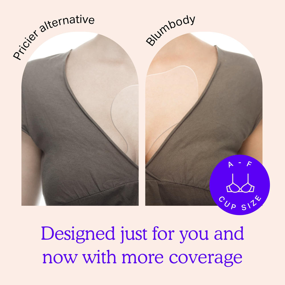 BLUMBODY side profile of person sleeping with pad showing overnight use benefit
