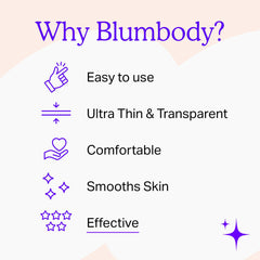 BLUMBODY cleaning soap with pad showing easy maintenance benefit