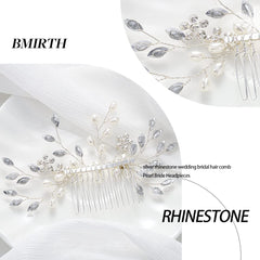 Bmirth comb paired with veil showing complementary accent for ceremony