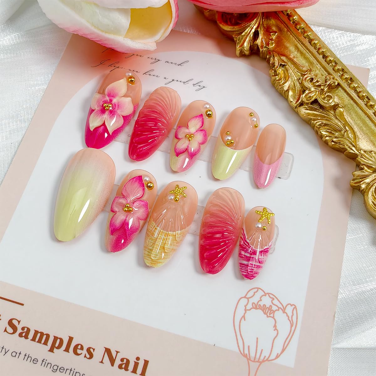 BMKKOT laid-out kit with jelly glue stickers, file and wooden stick included