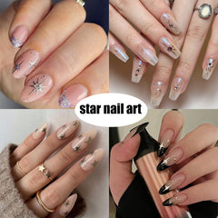 BMKKOT rhinestone detail revealing 3D sparkle and added manicure depth benefit