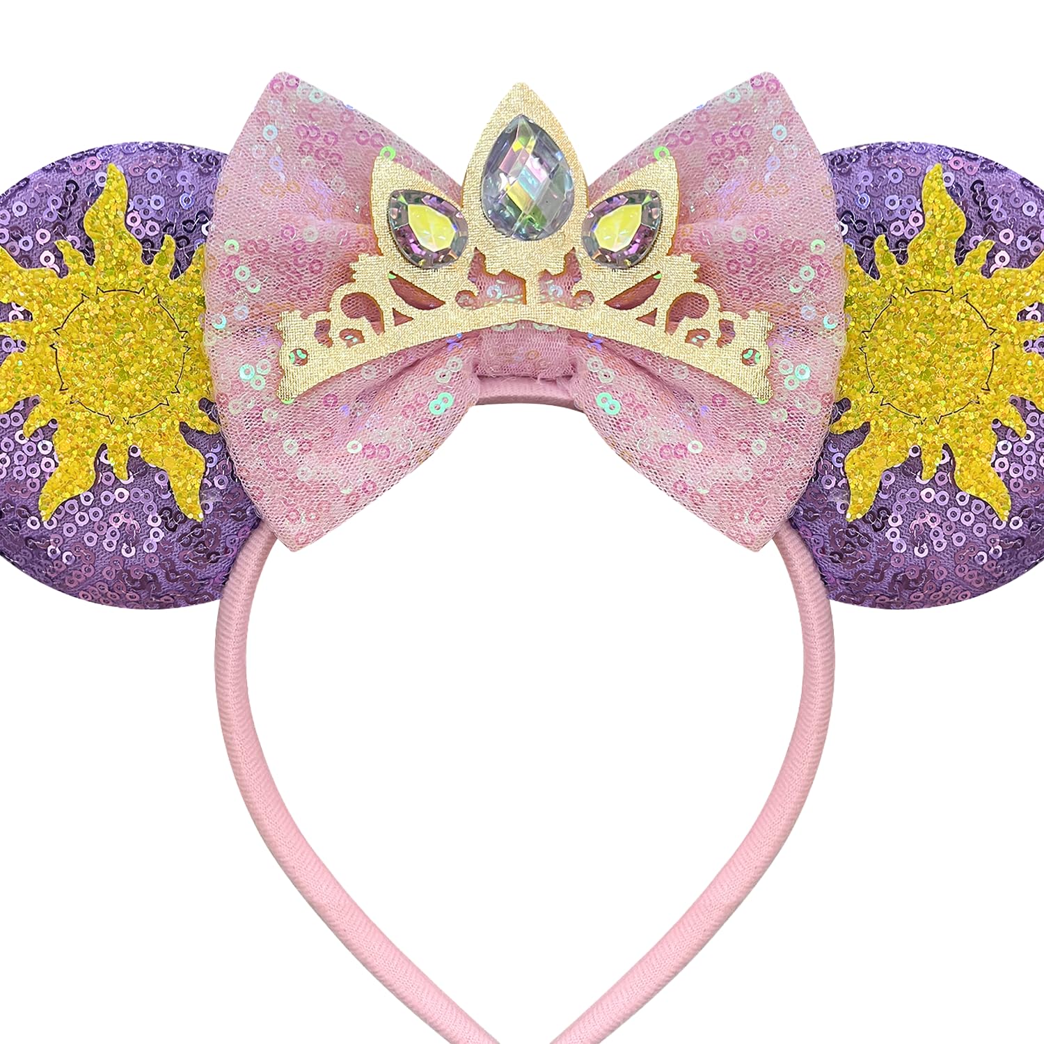 Bmobuo headband front view showing ears and crown, playful accessory benefit