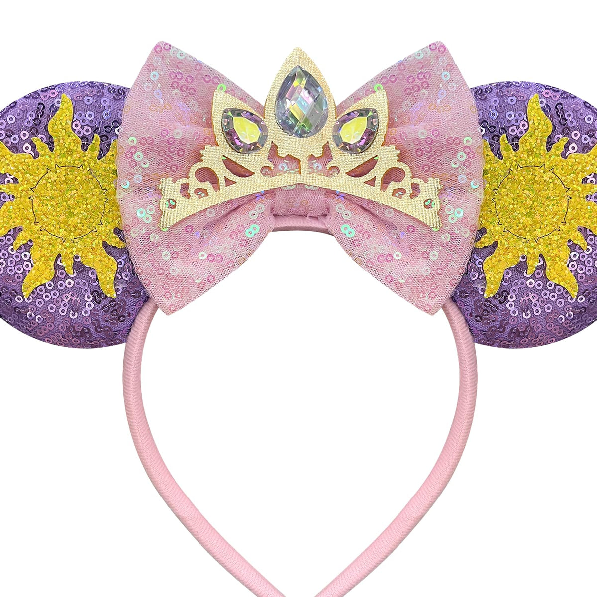 Bmobuo headband front view showing ears and crown, playful accessory benefit