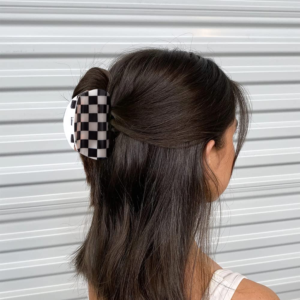 Bmobuo rectangle clip holding long hair neatly with strong non-slip hold