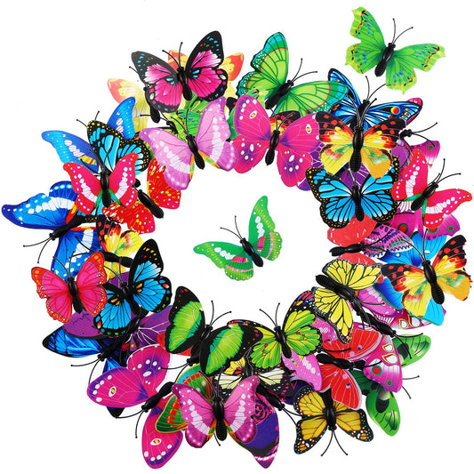 Boao front packaging showing 36 colorful butterfly clips and assortment benefit