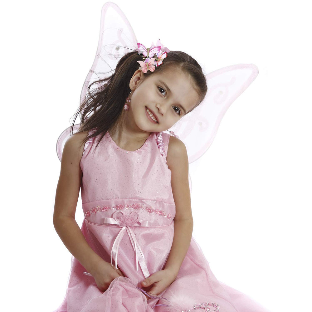 Boao close-up showing fabric wing texture for comfortable, lightweight wear and visual sparkle