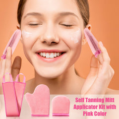 Boao kit staged in bathroom showing easy at-home tanning routine