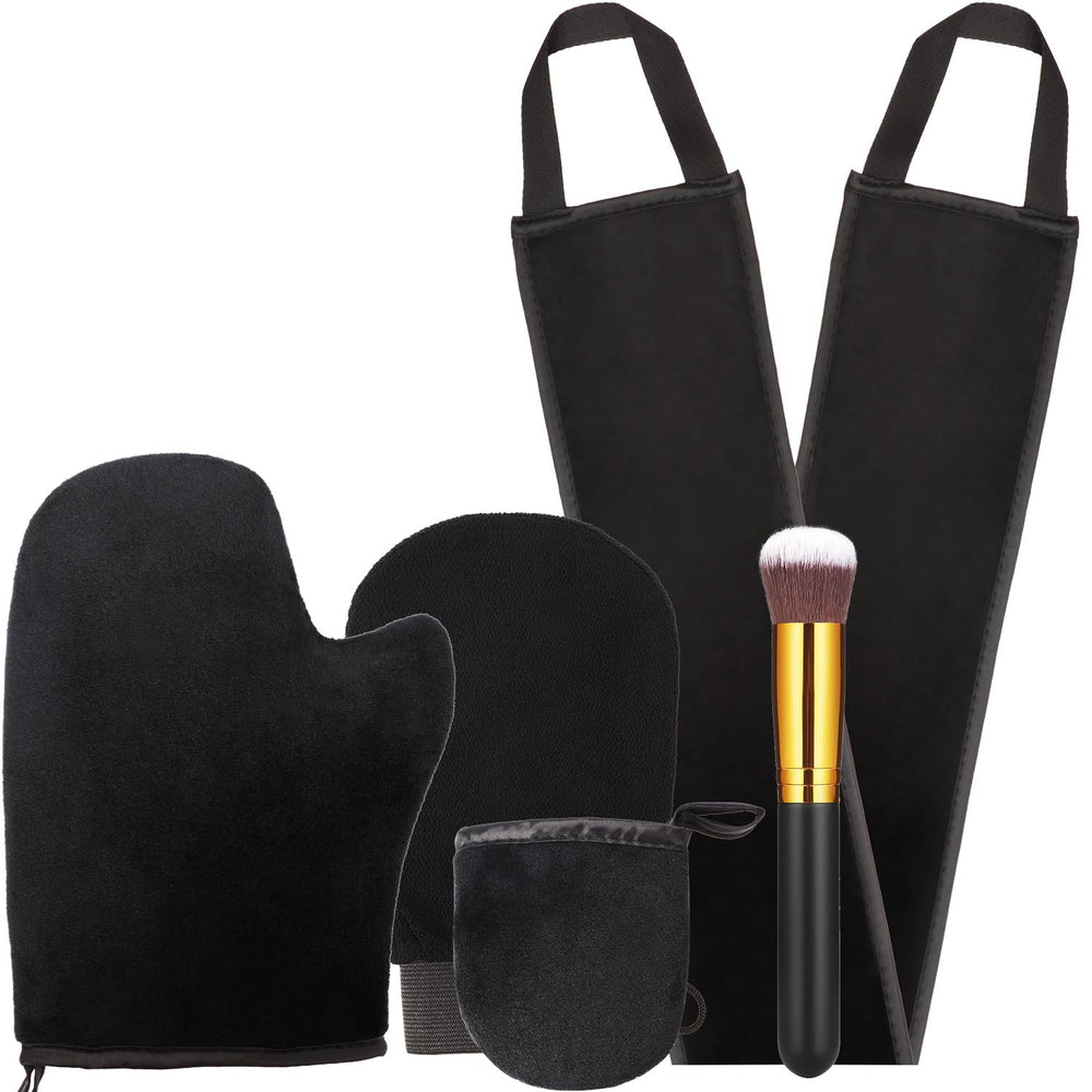 Boao complete kit beside ruler for scale, ideal for at-home tanning