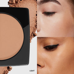 Bobbi Brown bronzing powder texture close-up for seamless blending benefit