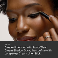 Bobbi Brown liner inside a travel makeup bag highlighting compact, travel-friendly convenience