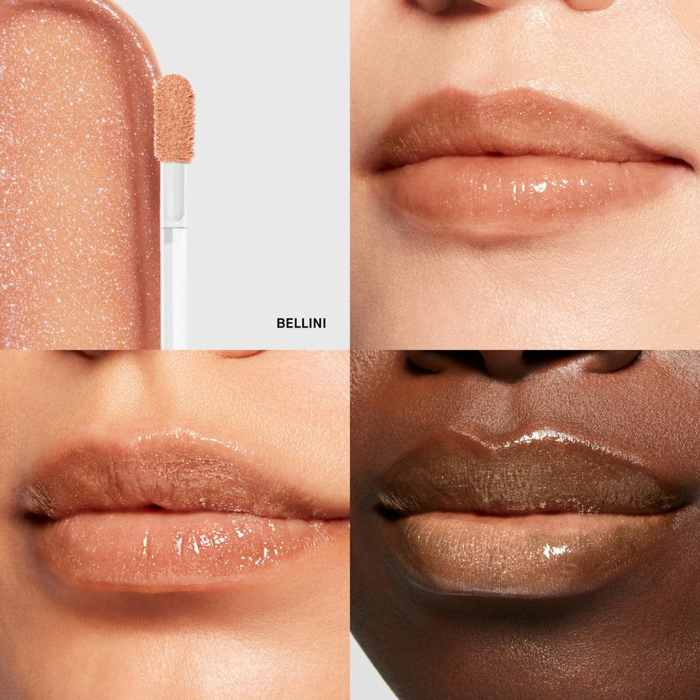 Bobbi Brown gloss applicator close-up demonstrating precise, non-sticky application