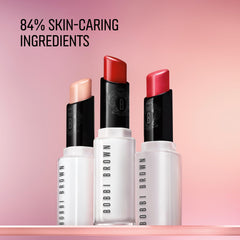 Bobbi Brown tube 0.08 oz size comparison displaying compact travel-ready lip treatment