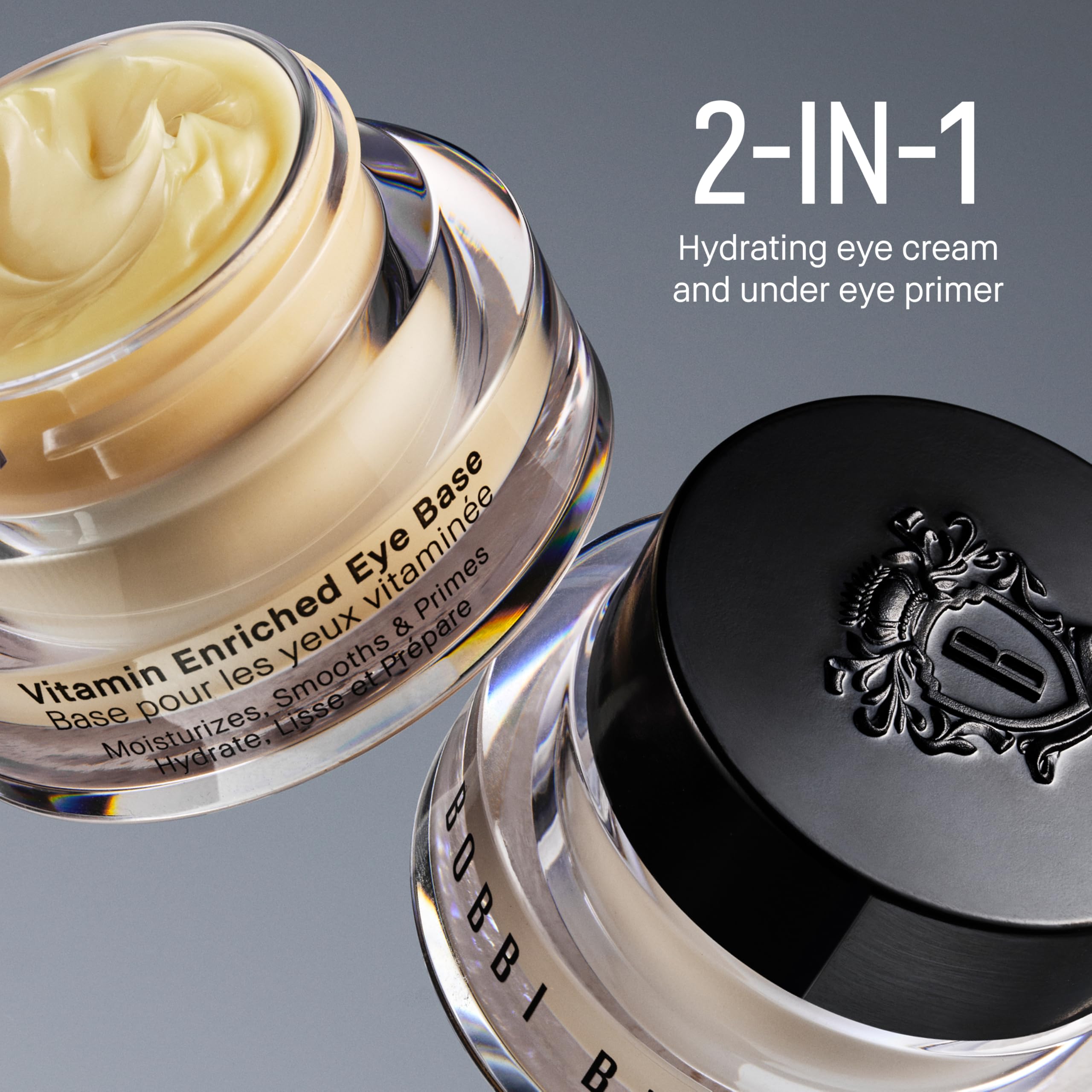 Bobbi Brown applied under eye demonstrating smooth primer finish