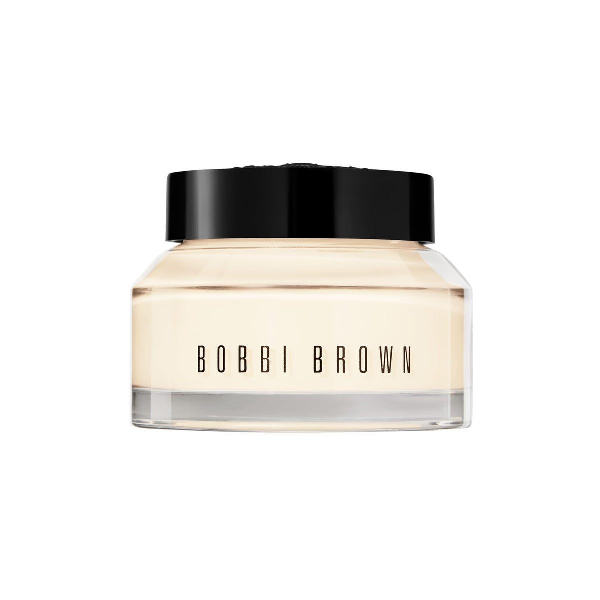 Bobbi Brown jar front view showing product packaging and elegant design benefit