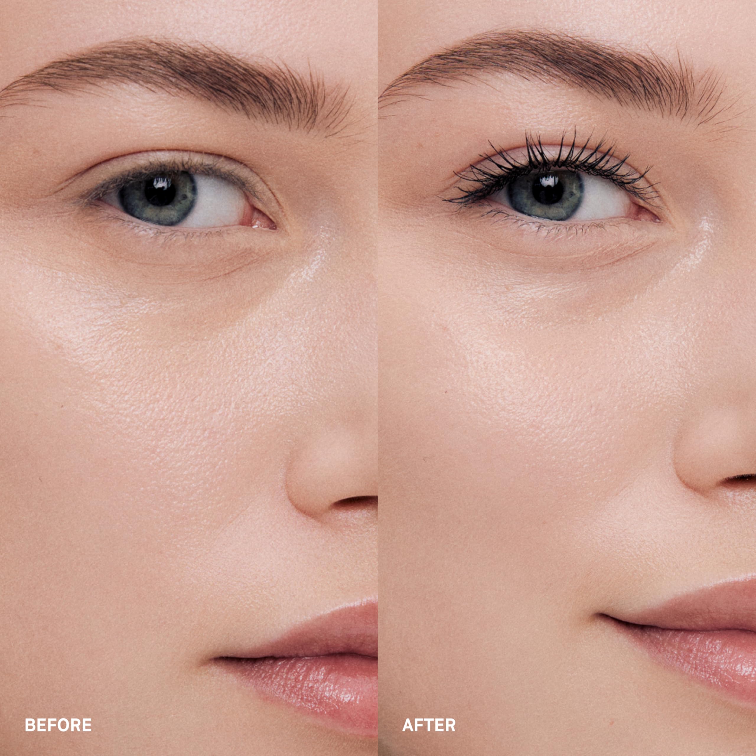 Bobbi Brown jumbo brush close-up displaying bristle shape for lift and separation benefit