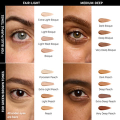 Bobbi Brown applying corrector under eye illustrating precise coverage and brightening benefit