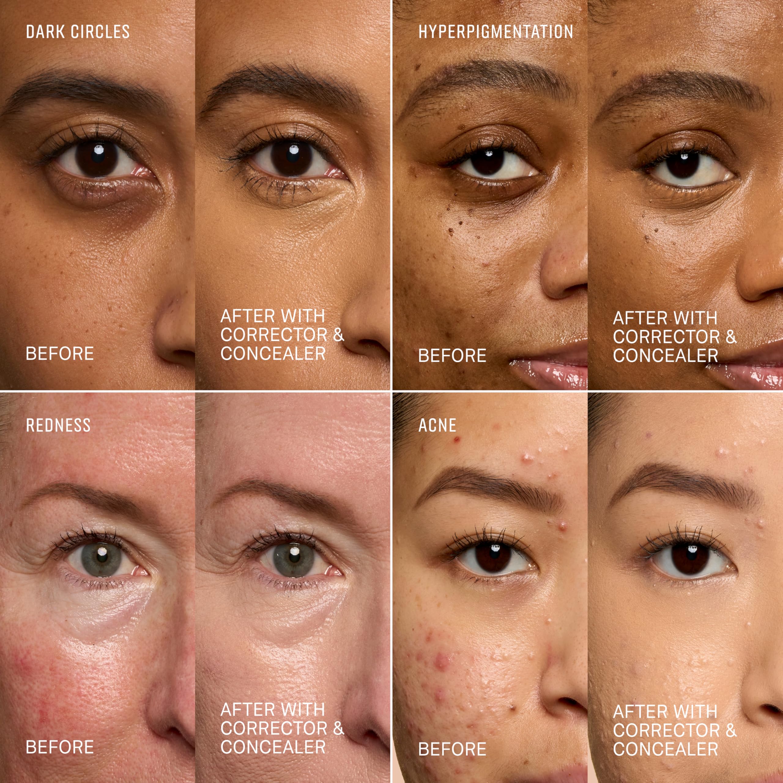 Bobbi Brown peach corrector swiped on hand demonstrating color payoff and blendability