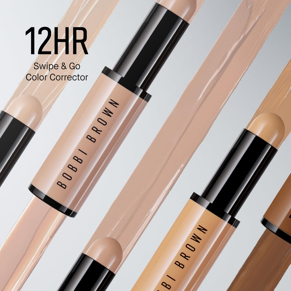 Bobbi Brown corrector next to coin demonstrating compact size for travel convenience