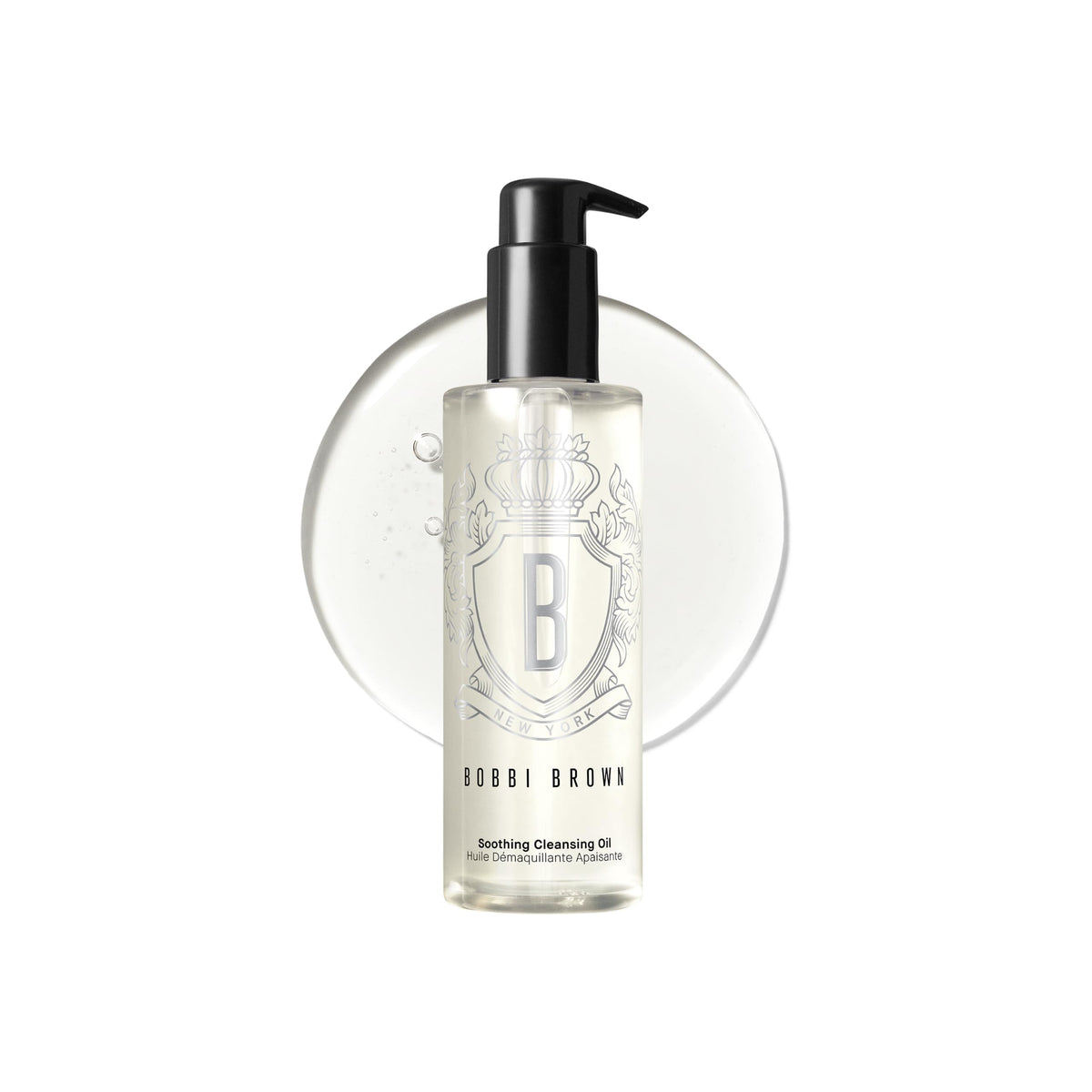 Bobbi Brown bottle front view showing packaging and gentle formula benefits